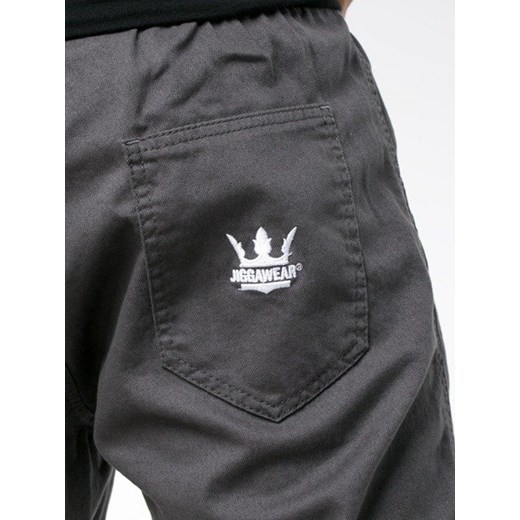 Spodnie Jigga Wear Jogger Crown Grey Jigga Wear M okazja Street Colors