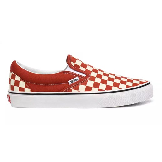 Buty Vans CHECKERBOARD CLASSIC SLIP-ON Picante/True White Vans 44 promocyjna cena Street Colors