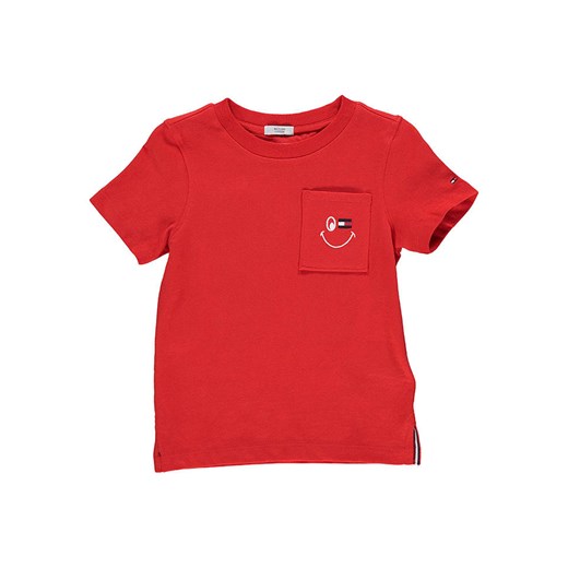 Koszulka w kolorze czerwonym Tommy Hilfiger 122 okazyjna cena Limango Polska