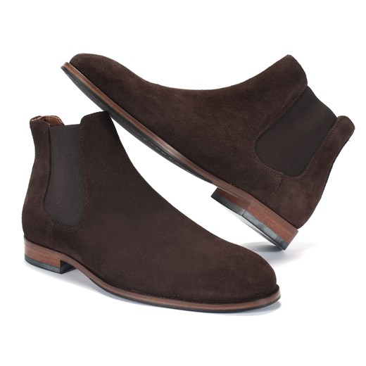 Buty zimowe męskie Domeno bez zapięcia eleganckie