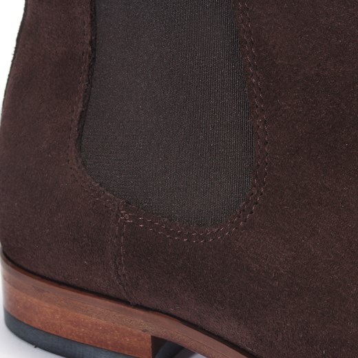 Domeno buty zimowe męskie bez zapięcia eleganckie jesienne