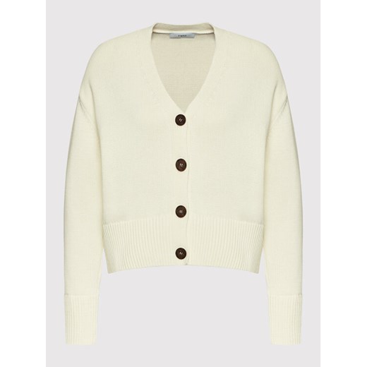 Kardigan SI22-SWD005 Beżowy Regular Fit Simple L okazja MODIVO
