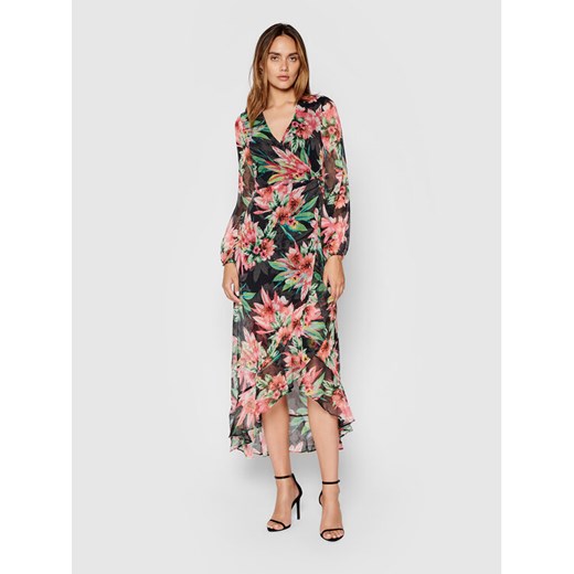 Sukienka koktajlowa New Baja W1YK1A WDW52 Czarny Regular Fit Guess M MODIVO okazja