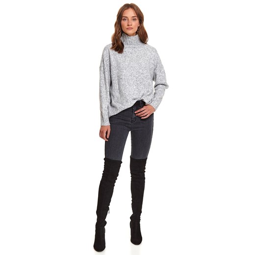 Sweter z krótkim golfem Top Secret 42 promocja Top Secret