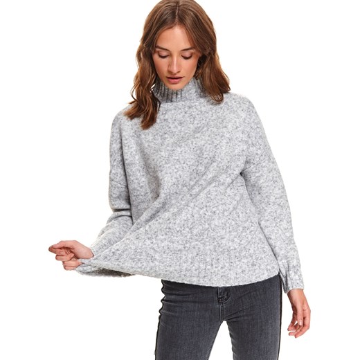 Sweter z krótkim golfem Top Secret 42 okazyjna cena Top Secret