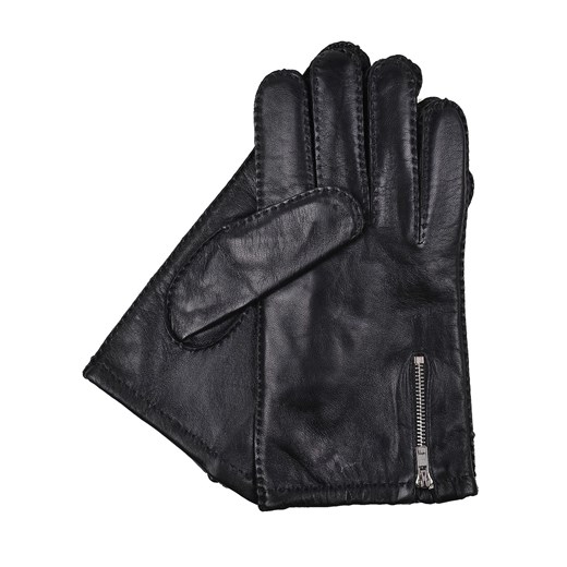 Skórzane rękawiczki z ozdobnym suwakiem Top Secret XL/XXL wyprzedaż Top Secret