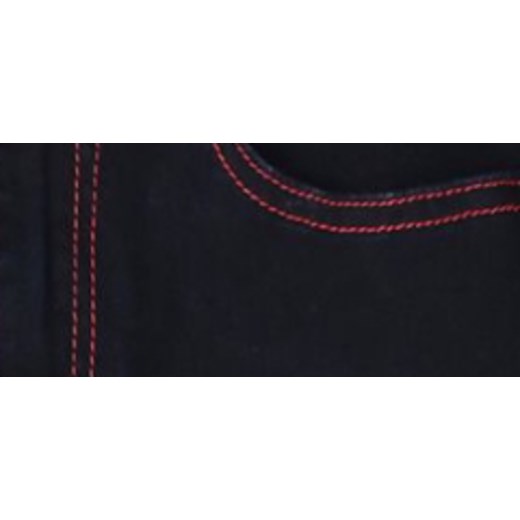 Spodnie jeansowe z czerwoną nitką Top Secret 34 okazyjna cena Top Secret