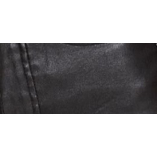 Woskowane spodnie typu skinny z aplikacją na nogawkach Top Secret 34 promocyjna cena Top Secret