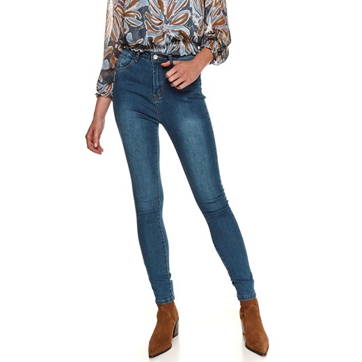 Jeansowe spodnie skinny Top Secret 34 okazyjna cena Top Secret