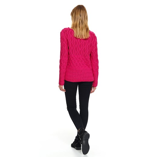 Gruby damski sweter z dekoltem w łódkę Top Secret 40 promocja Top Secret