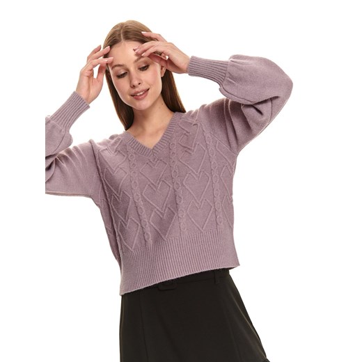 Sweter z bufiastym rękawem Top Secret 40 wyprzedaż Top Secret