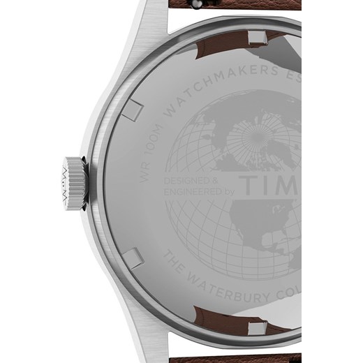 Timex Zegarek męski kolor srebrny ONE ANSWEAR.com okazyjna cena