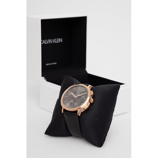 Calvin Klein Zegarek K8Q376C3 męski kolor czarny Calvin Klein ONE wyprzedaż ANSWEAR.com