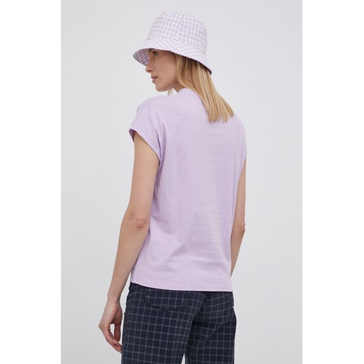 Vero Moda t-shirt bawełniany kolor fioletowy Vero Moda L ANSWEAR.com