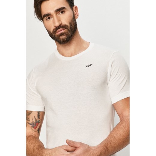 Reebok T-shirt (3-pack) U5.C8273 kolor biały z nadrukiem ze sklepu ANSWEAR.com w kategorii T-shirty męskie - zdjęcie 134994978