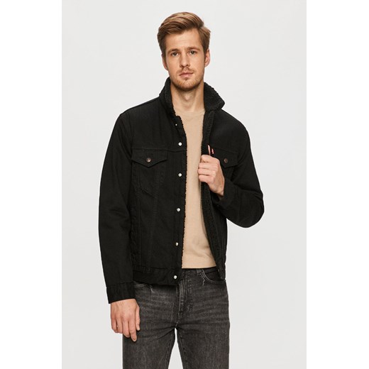 Levi&apos;s - Kurtka jeansowa 16365.0100-Blacks ze sklepu ANSWEAR.com w kategorii Kurtki męskie - zdjęcie 134998448