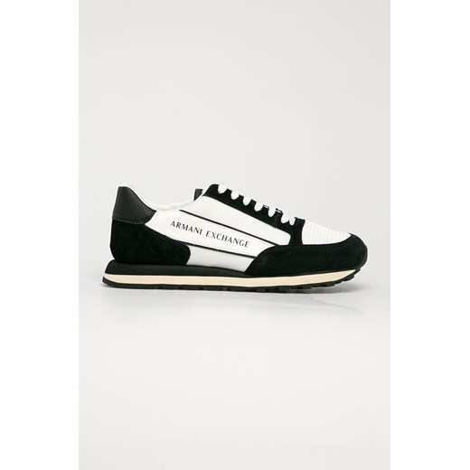 Armani Exchange – Buty kolor biały XUX083 XV263 ze sklepu ANSWEAR.com w kategorii Buty sportowe męskie - zdjęcie 134999775