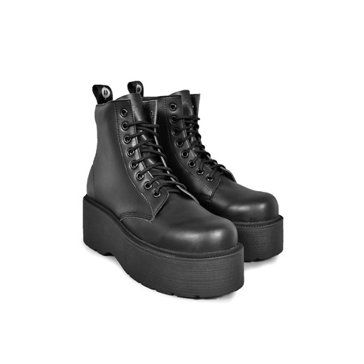 Altercore Botki Adara damskie kolor czarny na platformie Altercore 38 promocyjna cena ANSWEAR.com