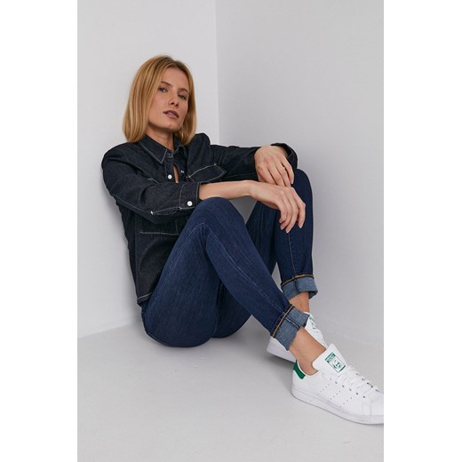 Levi&apos;s Jeansy 721 damskie high waist 25/32 okazja ANSWEAR.com