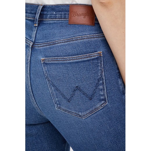 Wrangler jeansy High Rise Skinny Vintage Spring damskie high waist Wrangler 27/30 okazja ANSWEAR.com