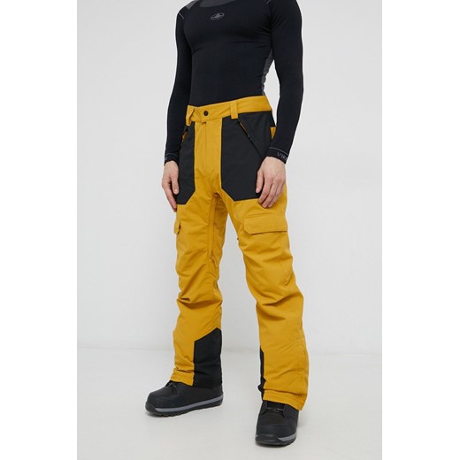 Rip Curl Spodnie snowboardowe męskie kolor żółty Rip Curl L okazja ANSWEAR.com