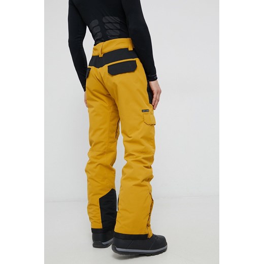 Rip Curl Spodnie snowboardowe męskie kolor żółty Rip Curl XL ANSWEAR.com wyprzedaż