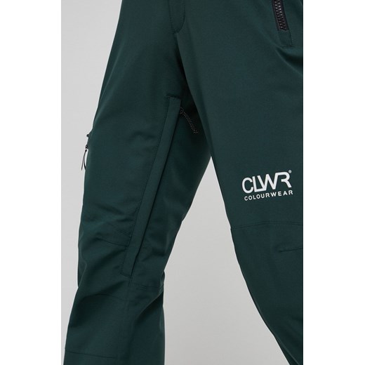 Colourwear spodnie męskie kolor zielony Colourwear L ANSWEAR.com okazja