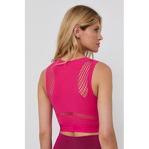 Wolford Top Shuri Crop damski kolor różowy Wolford XS ANSWEAR.com wyprzedaż