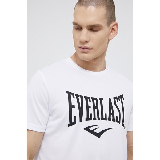 Everlast T-shirt kolor biały z nadrukiem Everlast M okazja ANSWEAR.com