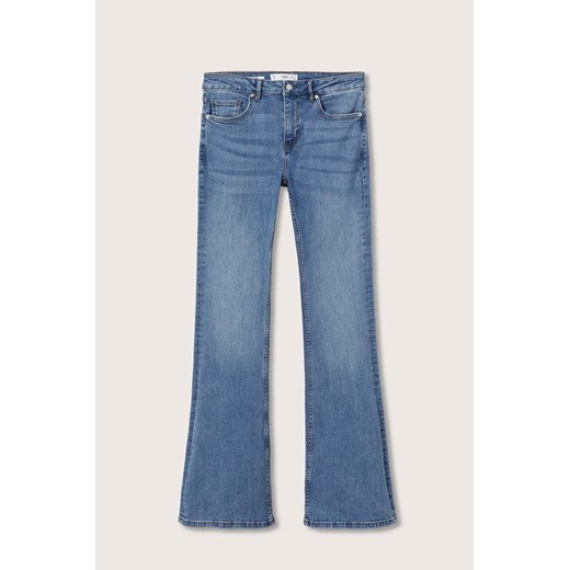 Mango jeansy Flare damskie medium waist Mango 32 ANSWEAR.com
