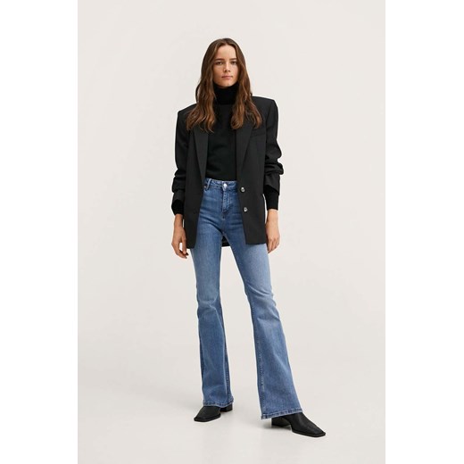 Mango jeansy Flare damskie medium waist Mango 32 ANSWEAR.com