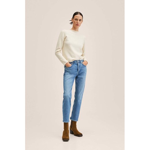 Mango jeansy Mar damskie medium waist Mango 36 ANSWEAR.com
