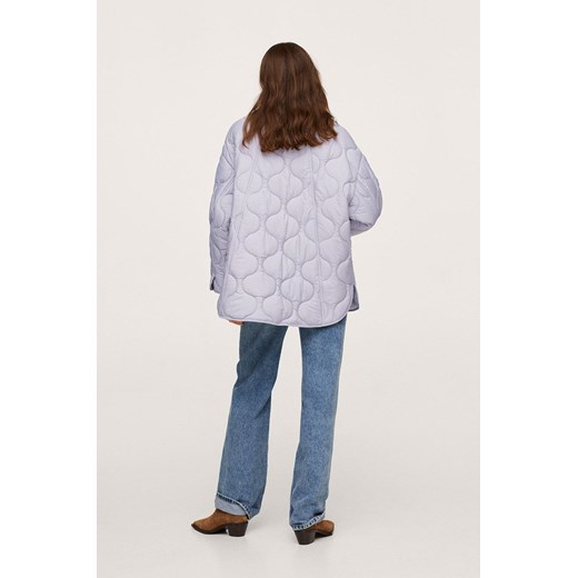 Mango kurtka Melon damska kolor fioletowy przejściowa Mango XL okazyjna cena ANSWEAR.com