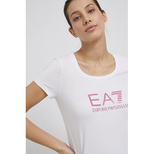 EA7 Emporio Armani - T-shirt XL promocyjna cena ANSWEAR.com