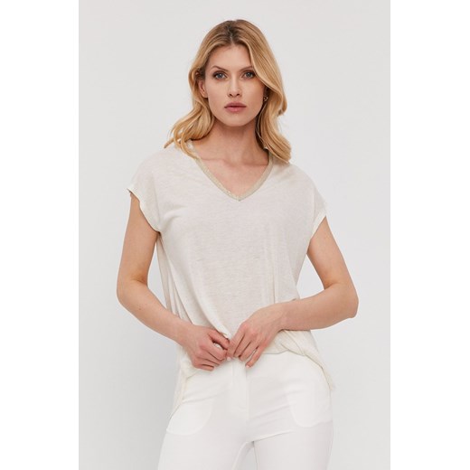 Nissa T-shirt damska kolor biały Nissa 40 ANSWEAR.com promocyjna cena