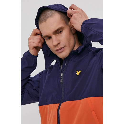 Lyle & Scott Kurtka męska kolor granatowy przejściowa Lyle & Scott S ANSWEAR.com wyprzedaż