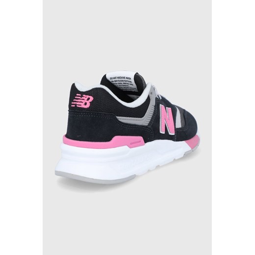 New Balance Buty kolor czarny na płaskiej podeszwie New Balance 38 wyprzedaż ANSWEAR.com