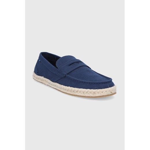 Toms Mokasyny Stanford Rope kolor granatowy Toms 42 promocyjna cena ANSWEAR.com