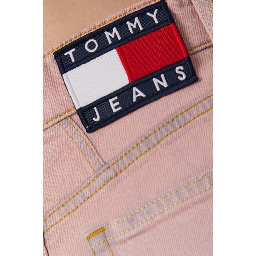 Tommy Jeans Jeansy Mom damskie high waist Tommy Jeans 28/32 okazyjna cena ANSWEAR.com