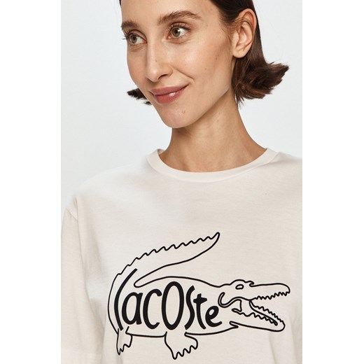 Lacoste - T-shirt Lacoste 36 promocyjna cena ANSWEAR.com