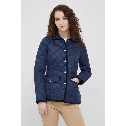 Polo Ralph Lauren kurtka damska kolor granatowy przejściowa Polo Ralph Lauren S ANSWEAR.com