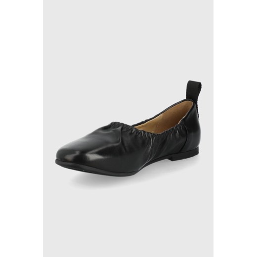 Marc O'Polo baleriny skórzane Kelia kolor czarny 38 ANSWEAR.com