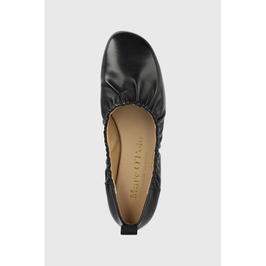 Marc O'Polo baleriny skórzane Kelia kolor czarny 37 ANSWEAR.com