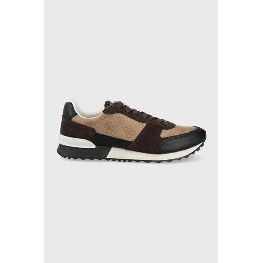 Guess buty PADOVA kolor brązowy FM6PDV FAL12 ze sklepu ANSWEAR.com w kategorii Buty sportowe męskie - zdjęcie 135069788