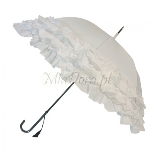 Parasol z 3 Falbankami Boutique Frill parasole-miadora-pl zielony elegancki