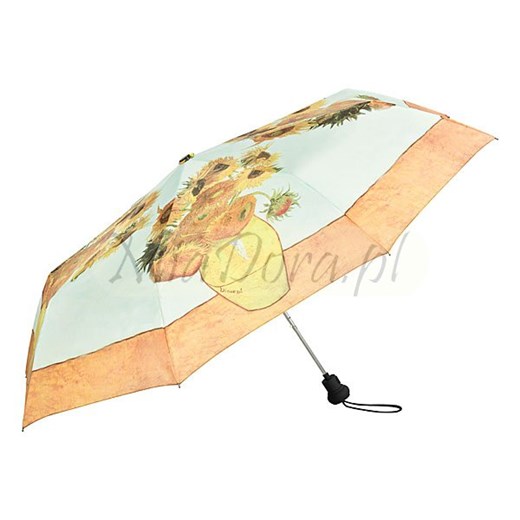 Vincent Van Gogh &quot;Słoneczniki&quot; Parasolka składana z reprodukcją parasole-miadora-pl zolty elegancki