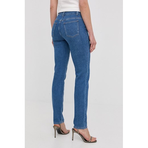 Trussardi jeansy 105 damskie medium waist Trussardi 29 ANSWEAR.com