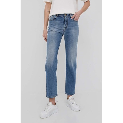 Weekend Max Mara Jeansy damskie high waist 40 ANSWEAR.com