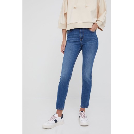 Sisley jeansy Papeete damskie high waist Sisley 27 ANSWEAR.com