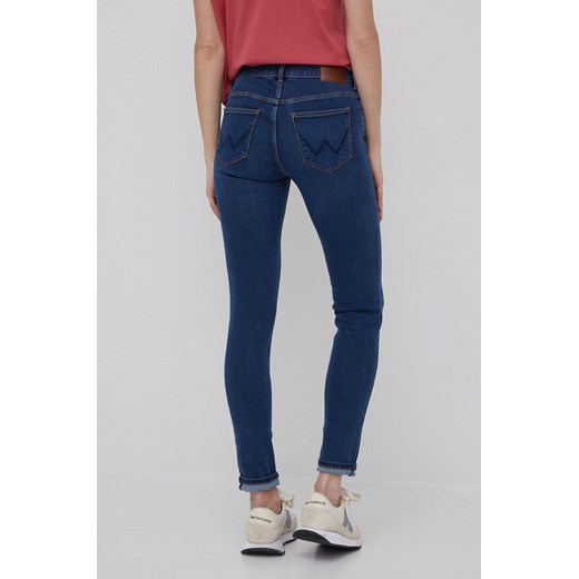 Wrangler jeansy SKINNY SOFT STAR damskie medium waist Wrangler 29/30 ANSWEAR.com